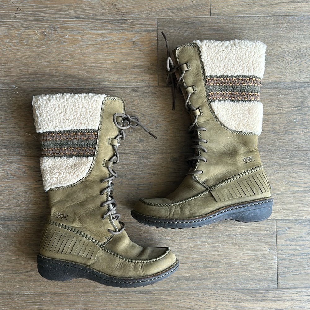 shearling ugg tall boots